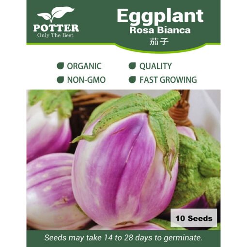 Rosa Bianca eggplant seeds